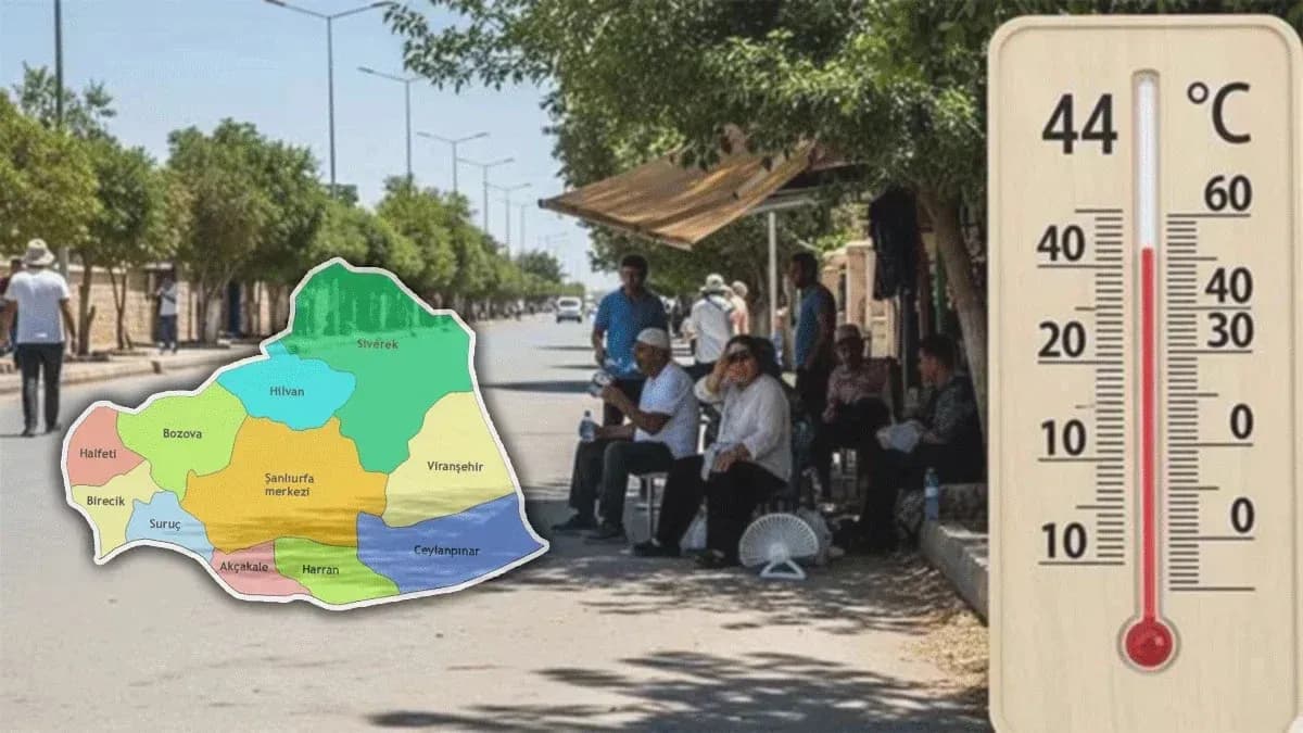 Şanlıurfa’nı en sıcak ilçesi belli oldu!